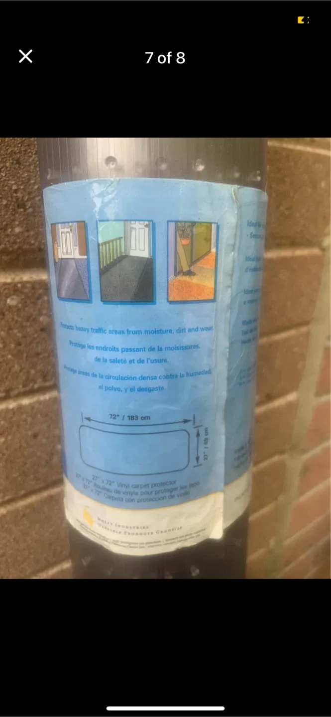 StepGuard Low Pile Carpet Protector - 27" x 72" image indicator(8)