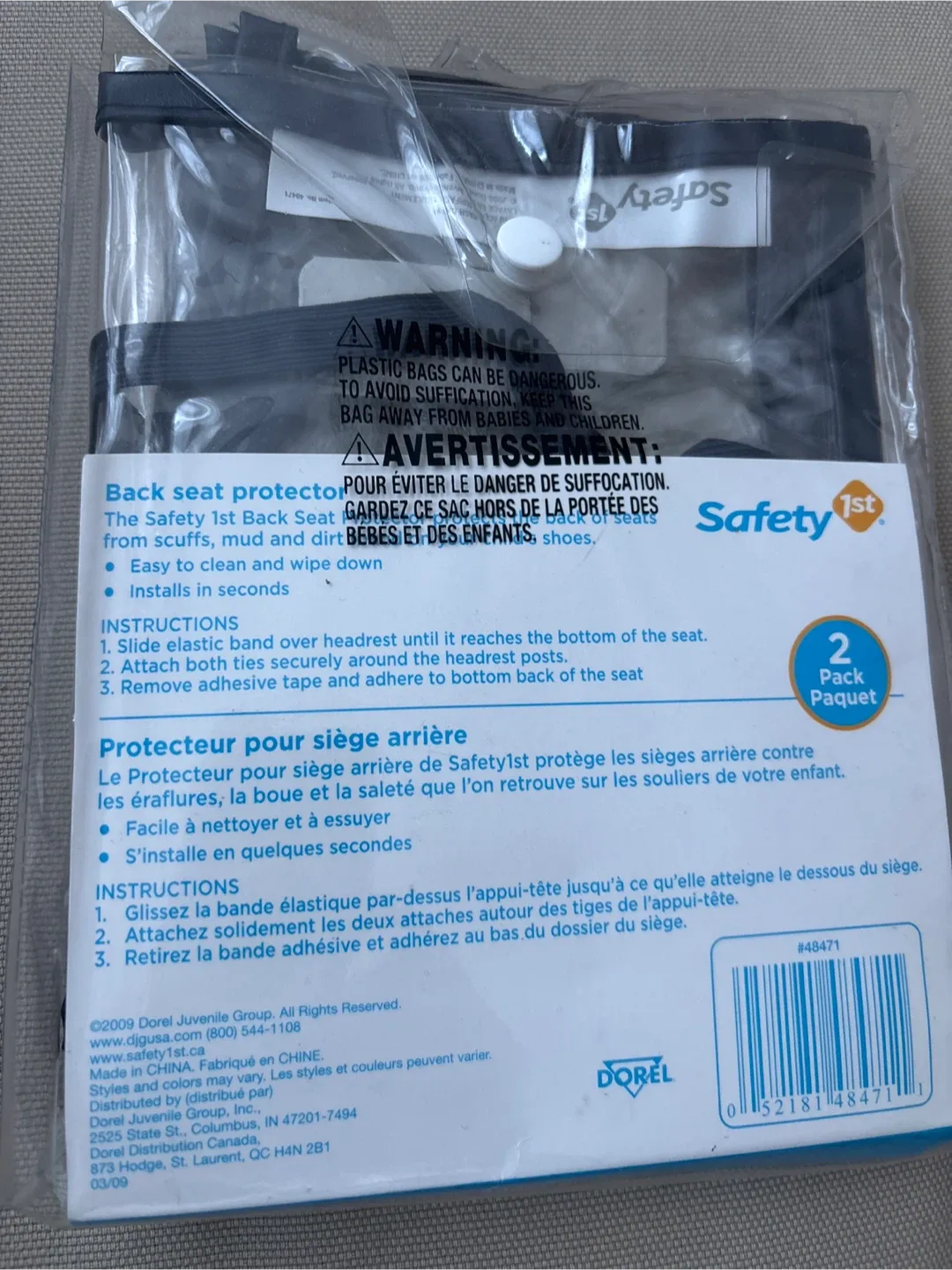 #cleanout Safety 1st Back Seat Protector - New image indicator(2)