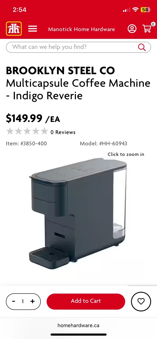 Brooklyn Steel Co Coffee Machine - Indigo Reverie image indicator(2)