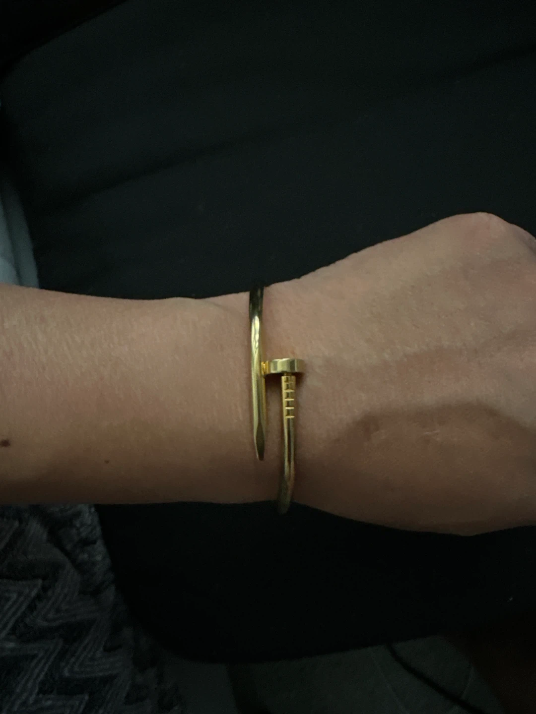 #CleanOut Snap-In Nail Stainless Steel Bangle - photo 2