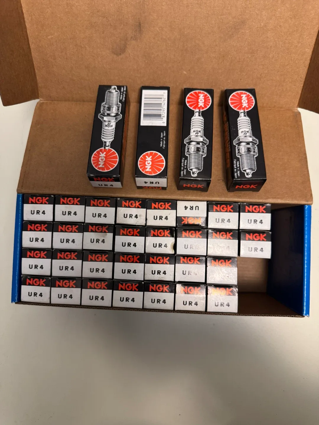 NGK UR4 Spark Plugs - New