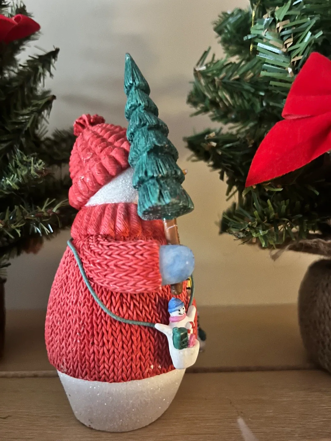 #Cleanout- Snowman Figurine with Christmas Tree image indicator(3)