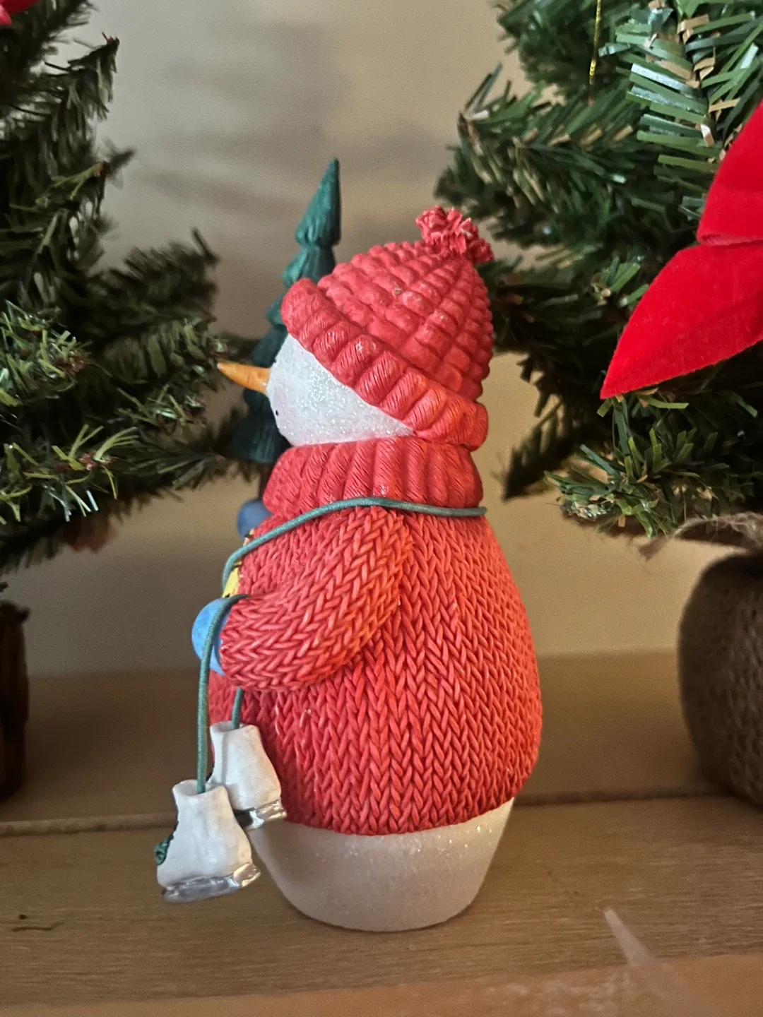 #Cleanout- Snowman Figurine with Christmas Tree image indicator(2)