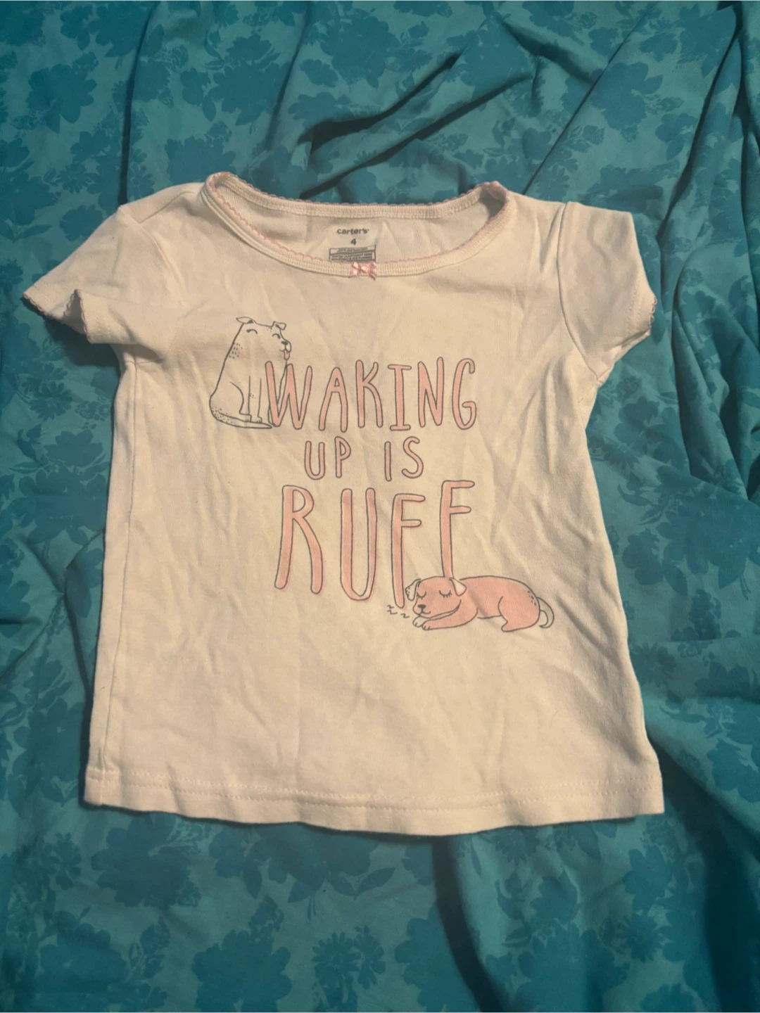 Carter's Size 4 White T-Shirt