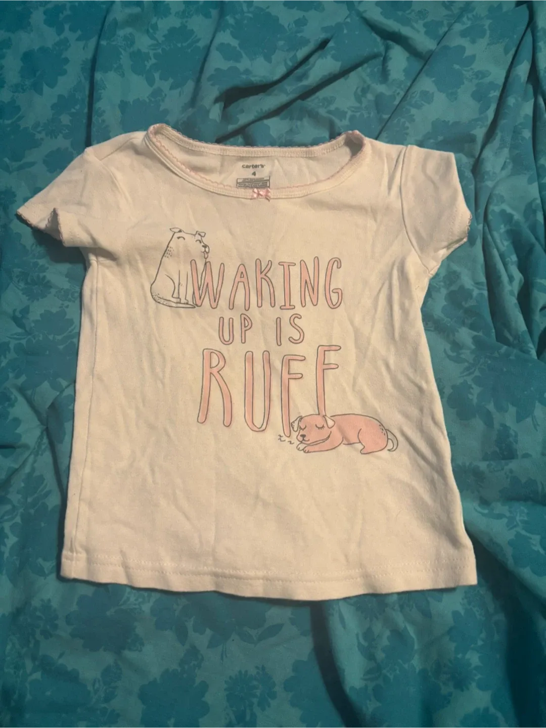 Carter's Size 4 White T-Shirt