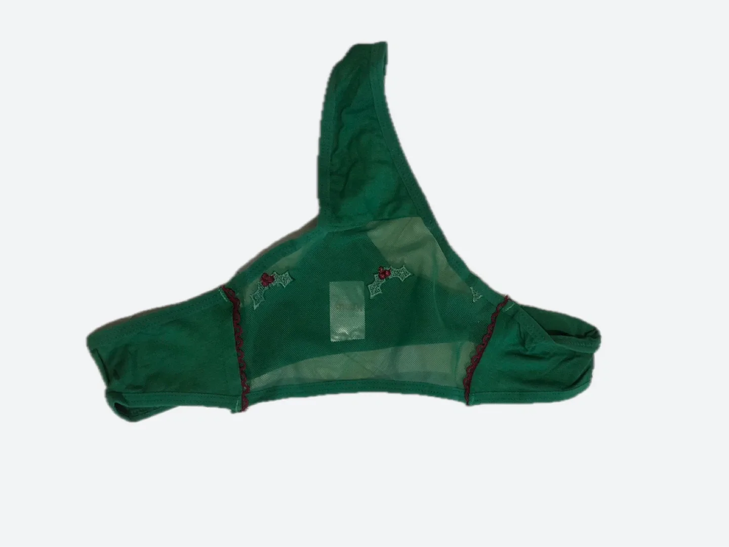 Knotty Green Thong - Size M image indicator(2)