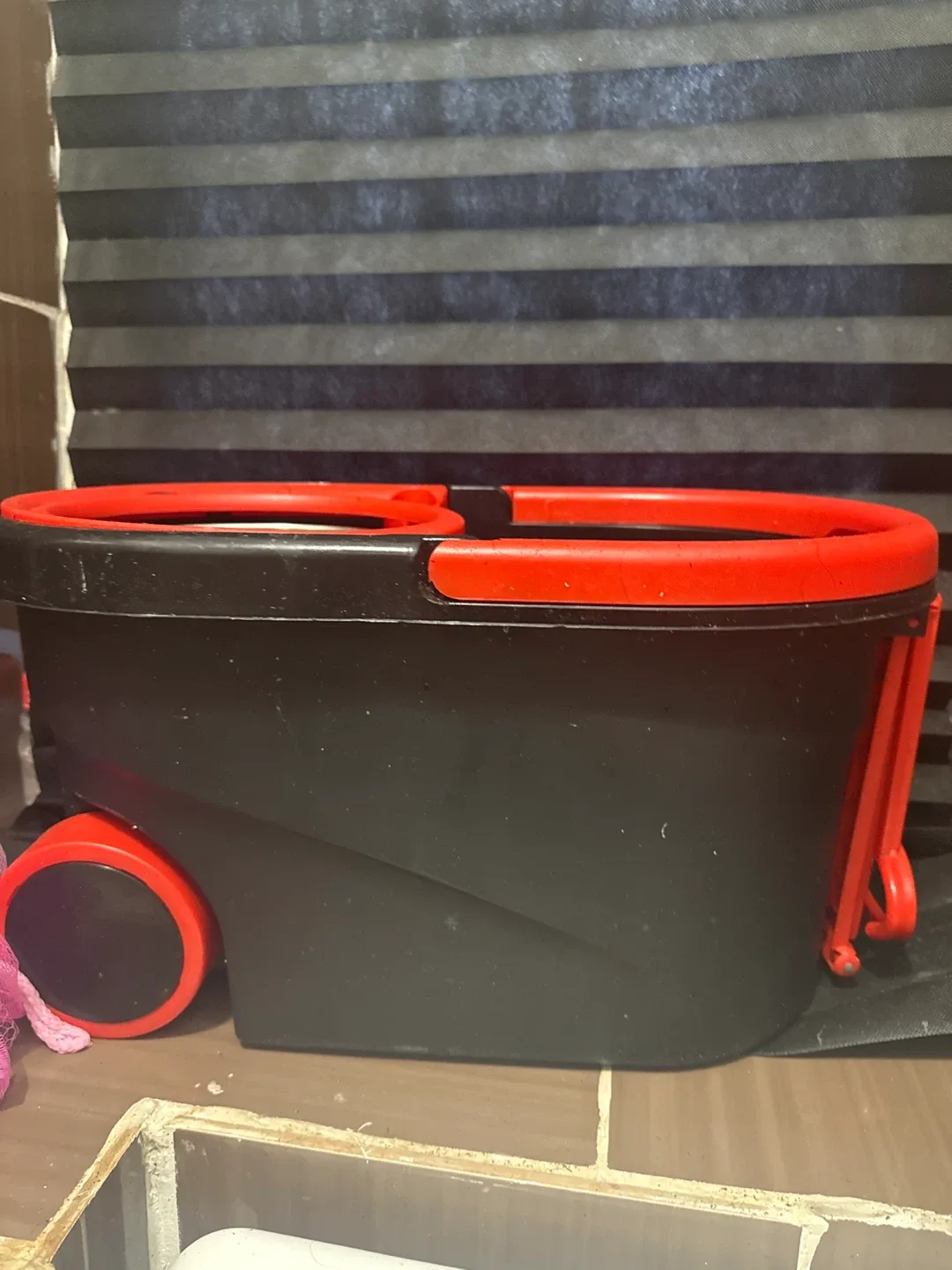 Mop Bucket - Black and Red