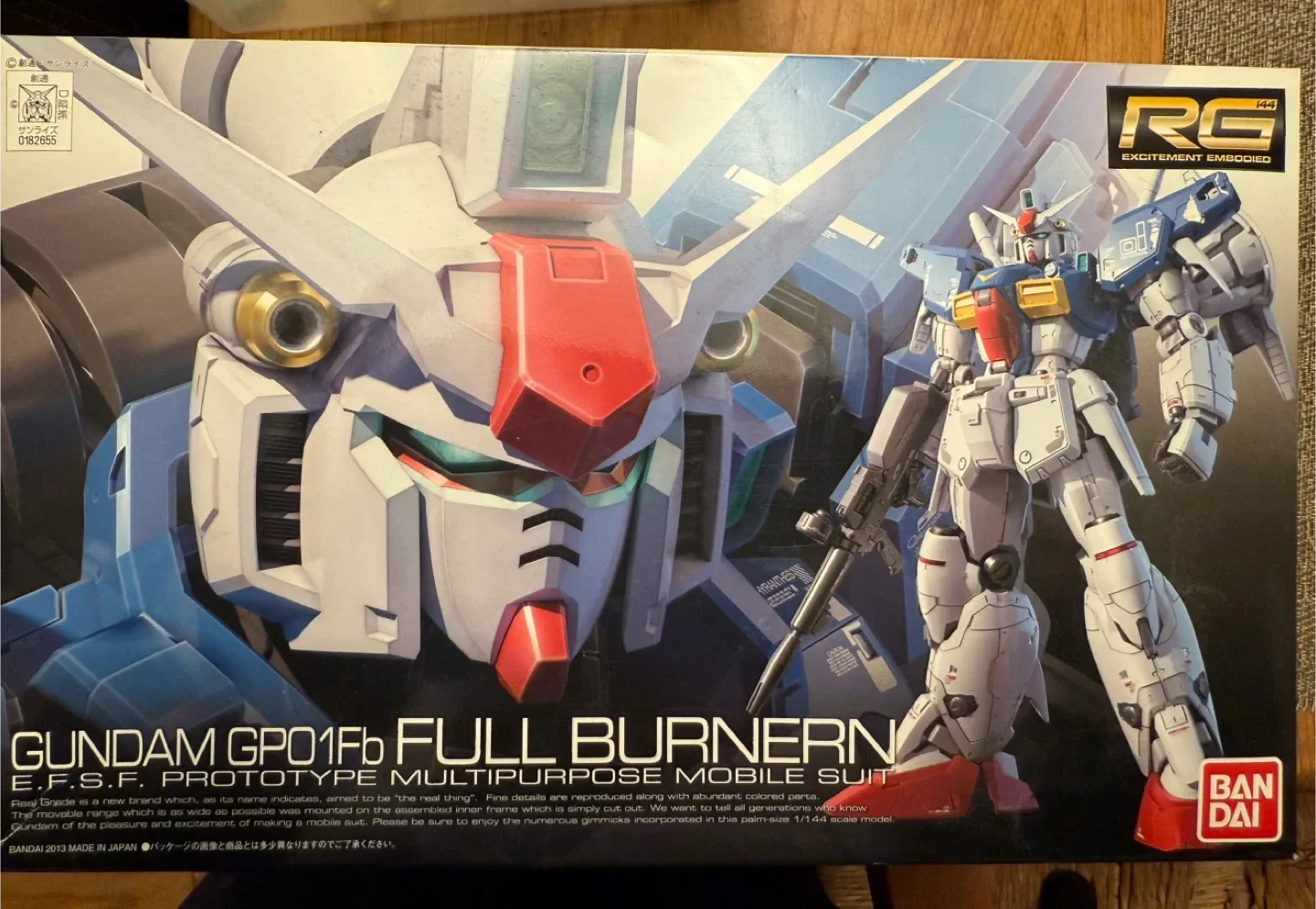 Bandai RG 1/144 Gundam GP01Fb Full Burnern
