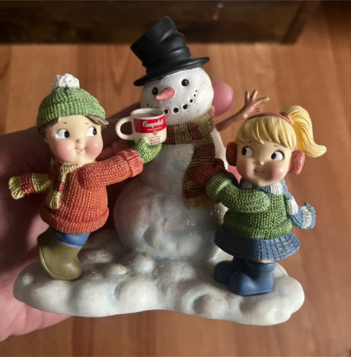 #Cleanout- Campbell Kids Wintertime Fun Collection Figurine