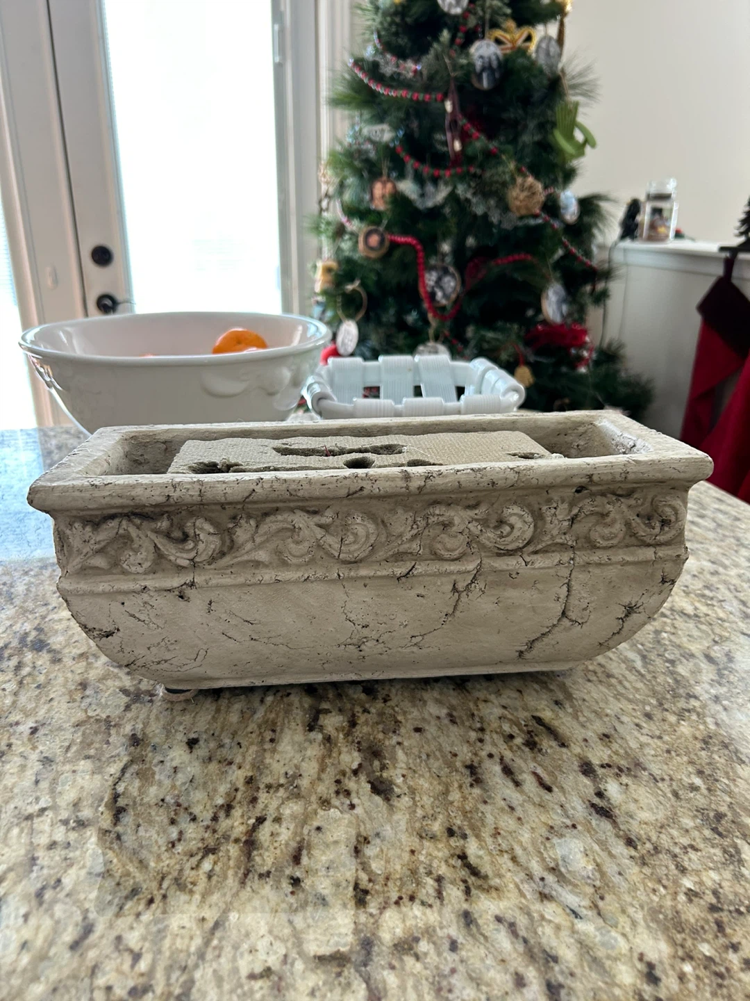 Decorative Rectangular Planter #cleanout