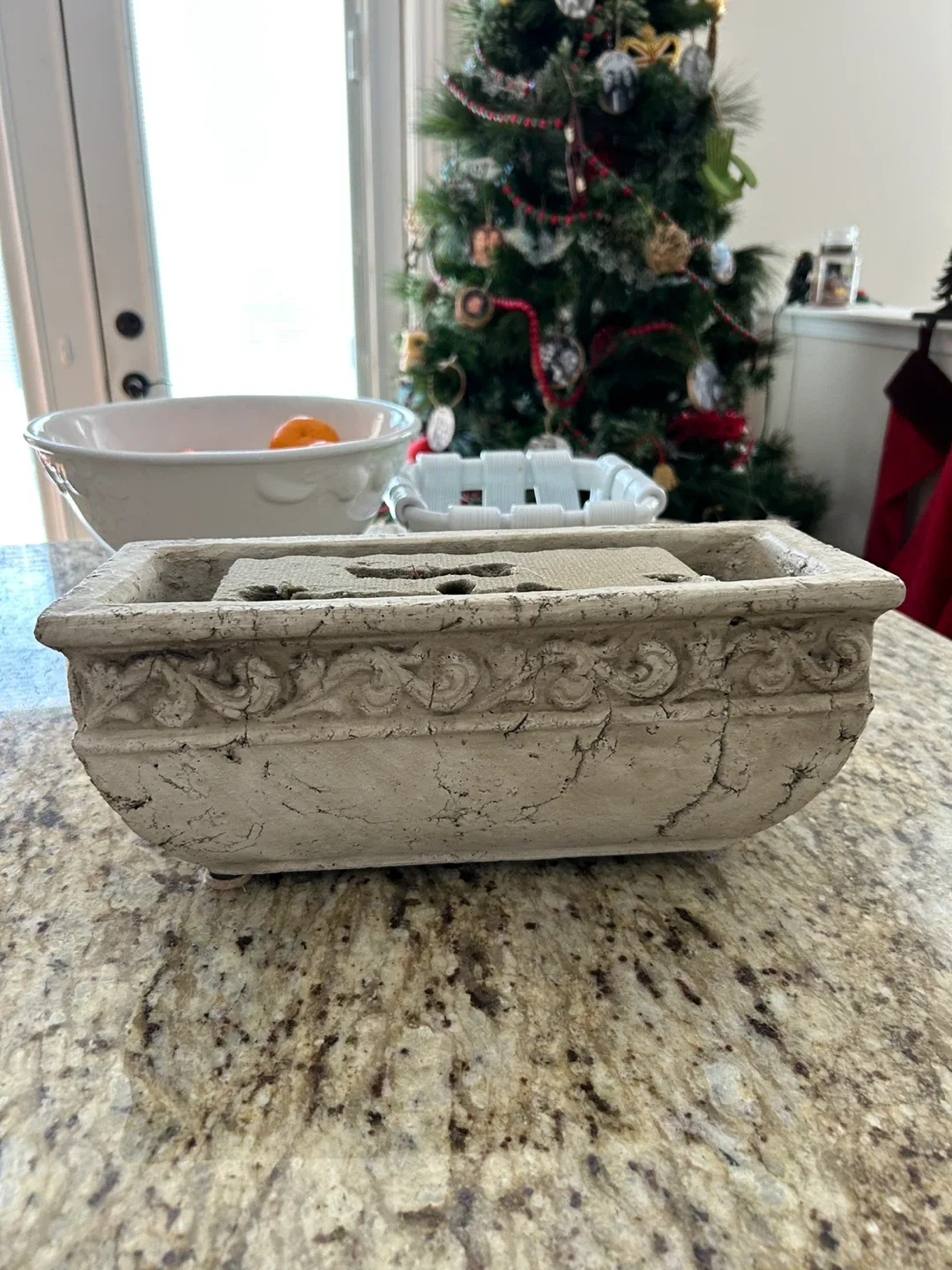 Decorative Rectangular Planter #cleanout