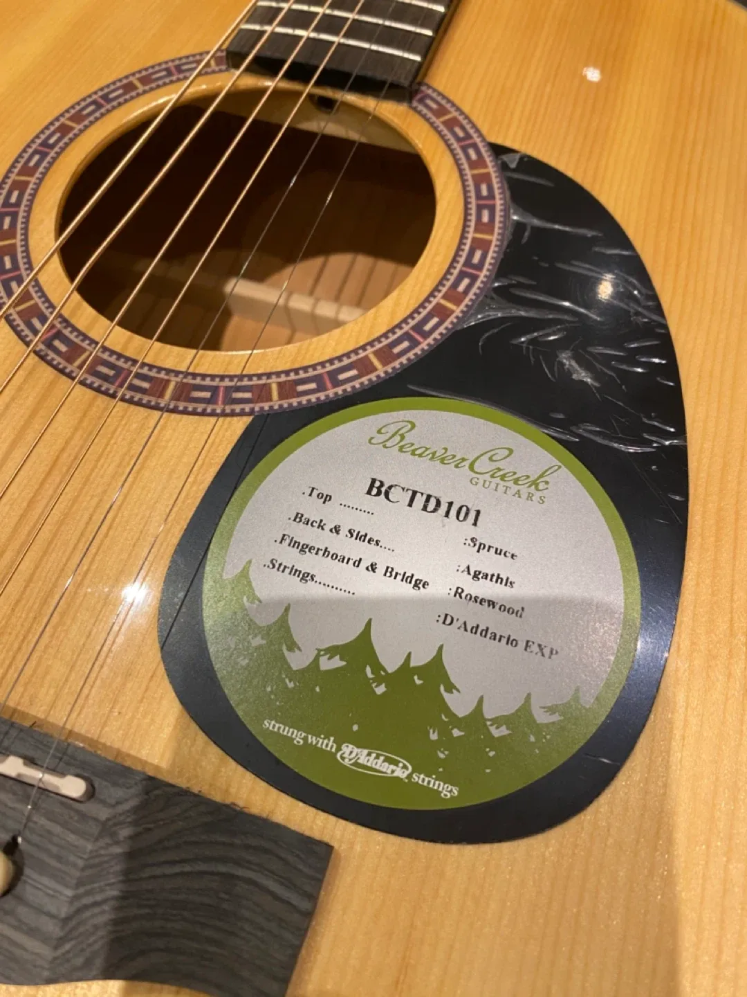 Beaver Creek BCTD101 Acoustic Guitar image indicator(2)