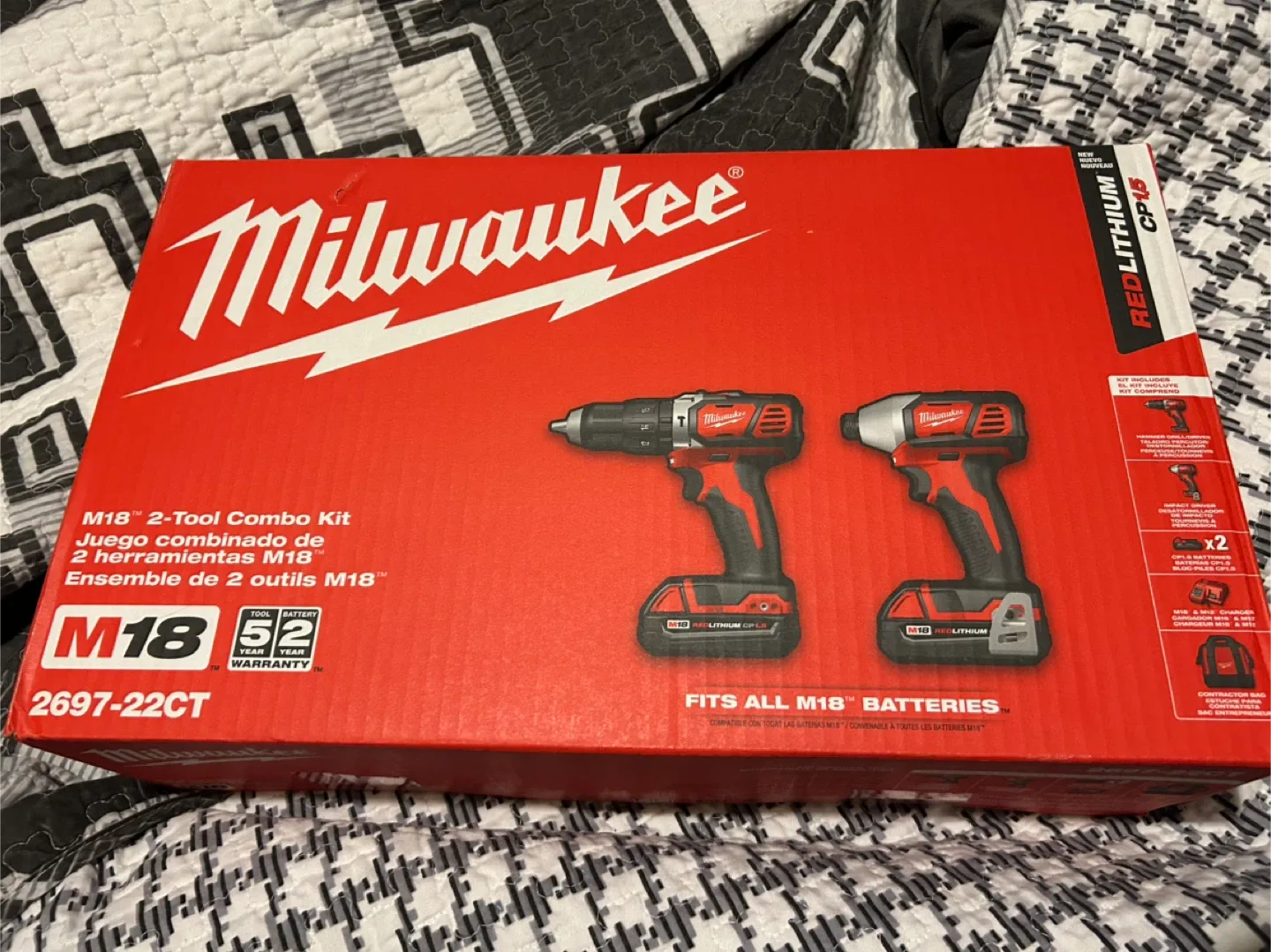 Milwaukee M18 2-Tool Combo Kit - New in Box!