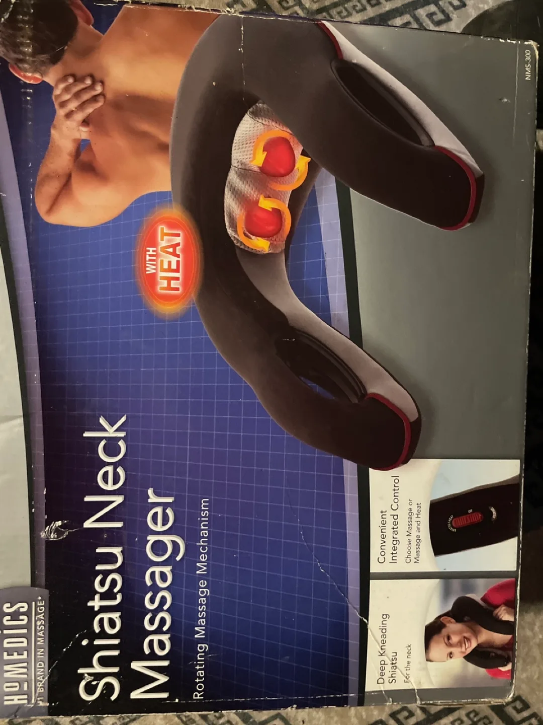 Homedics Shiatsu Neck Massager with Heat image indicator(2)