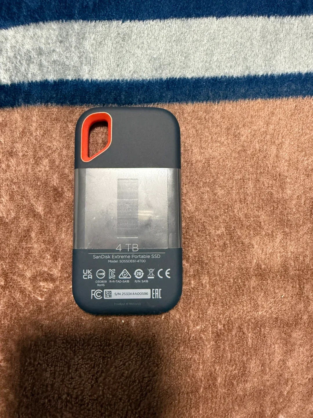 SanDisk Extreme Portable SSD 4TB - Like New!