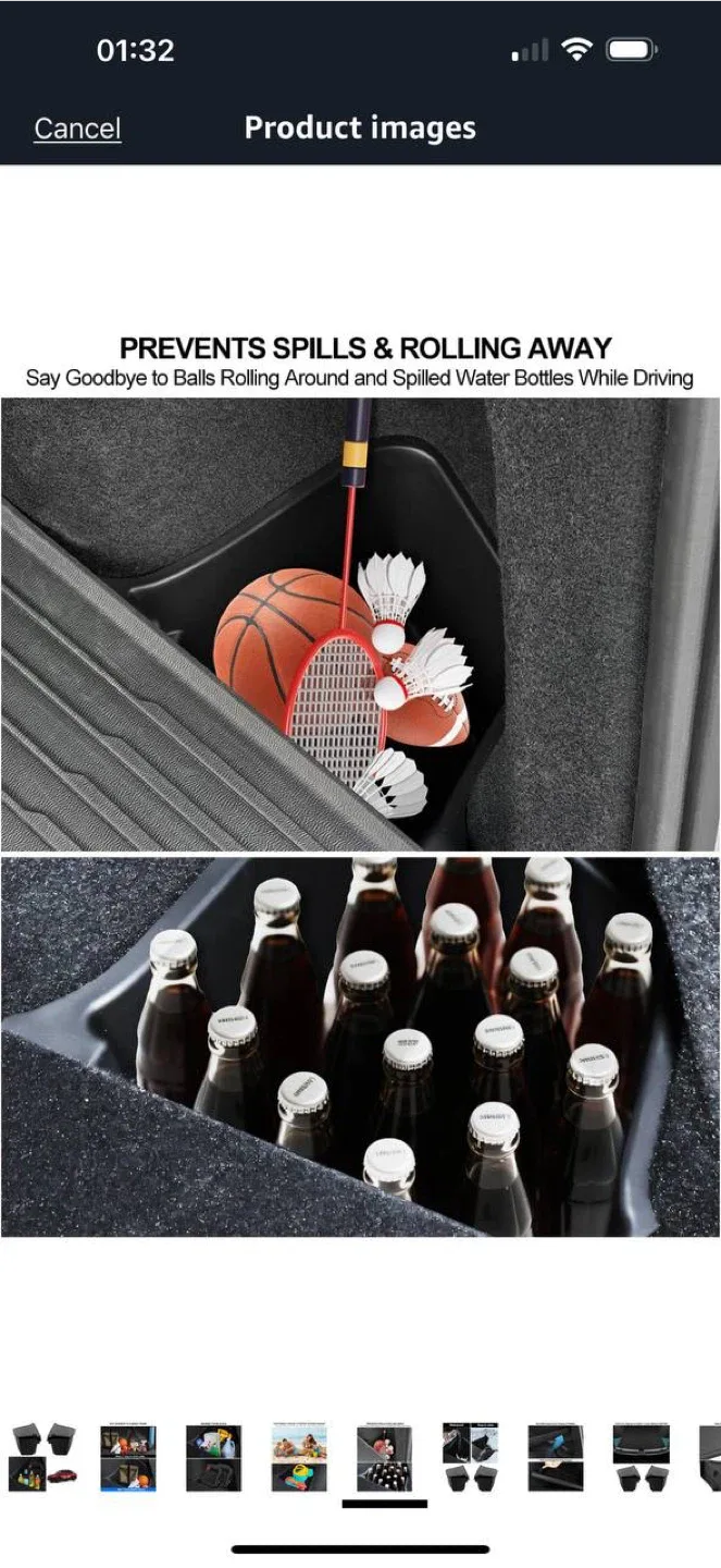 cybtkcar Tesla Model Y Trunk Storage Bins (Y Juniper-B) – NEW image indicator(2)