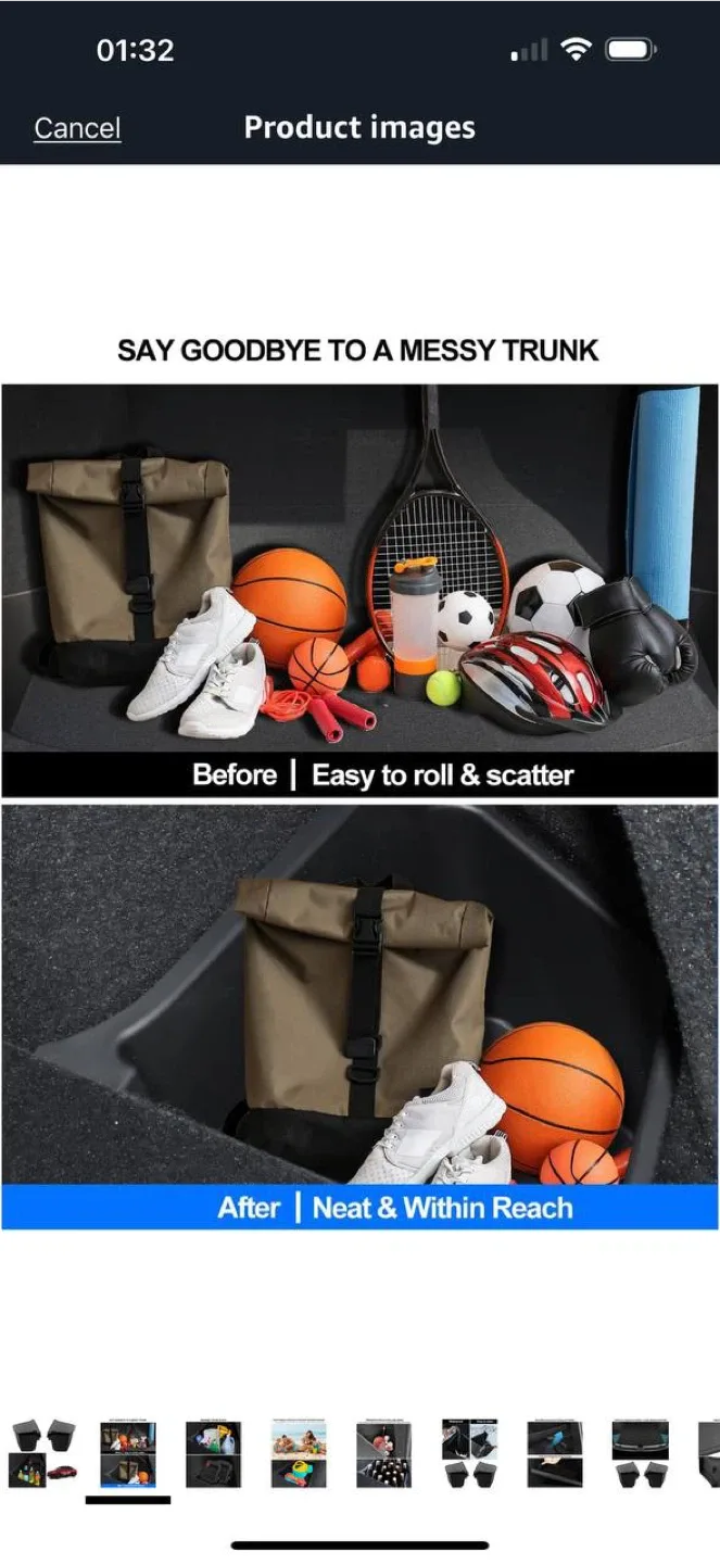 cybtkcar Tesla Model Y Trunk Storage Bins (Y Juniper-B) – NEW image indicator(5)