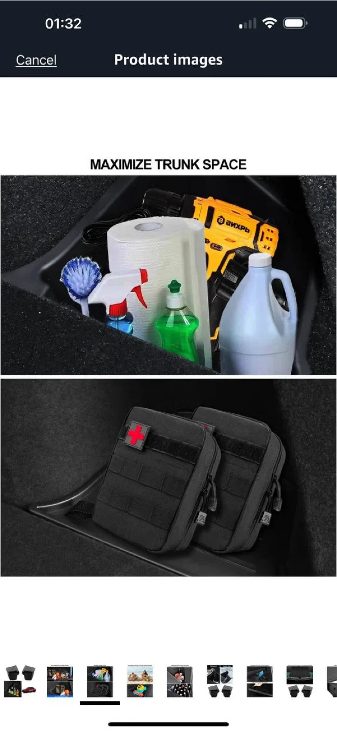 cybtkcar Tesla Model Y Trunk Storage Bins (Y Juniper-B) – NEW image indicator(4)