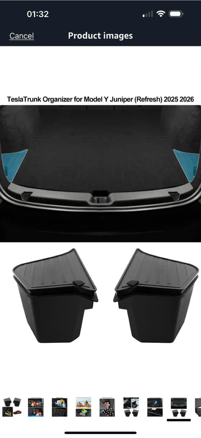 cybtkcar Tesla Model Y Trunk Storage Bins (Y Juniper-B) – NEW image indicator(8)