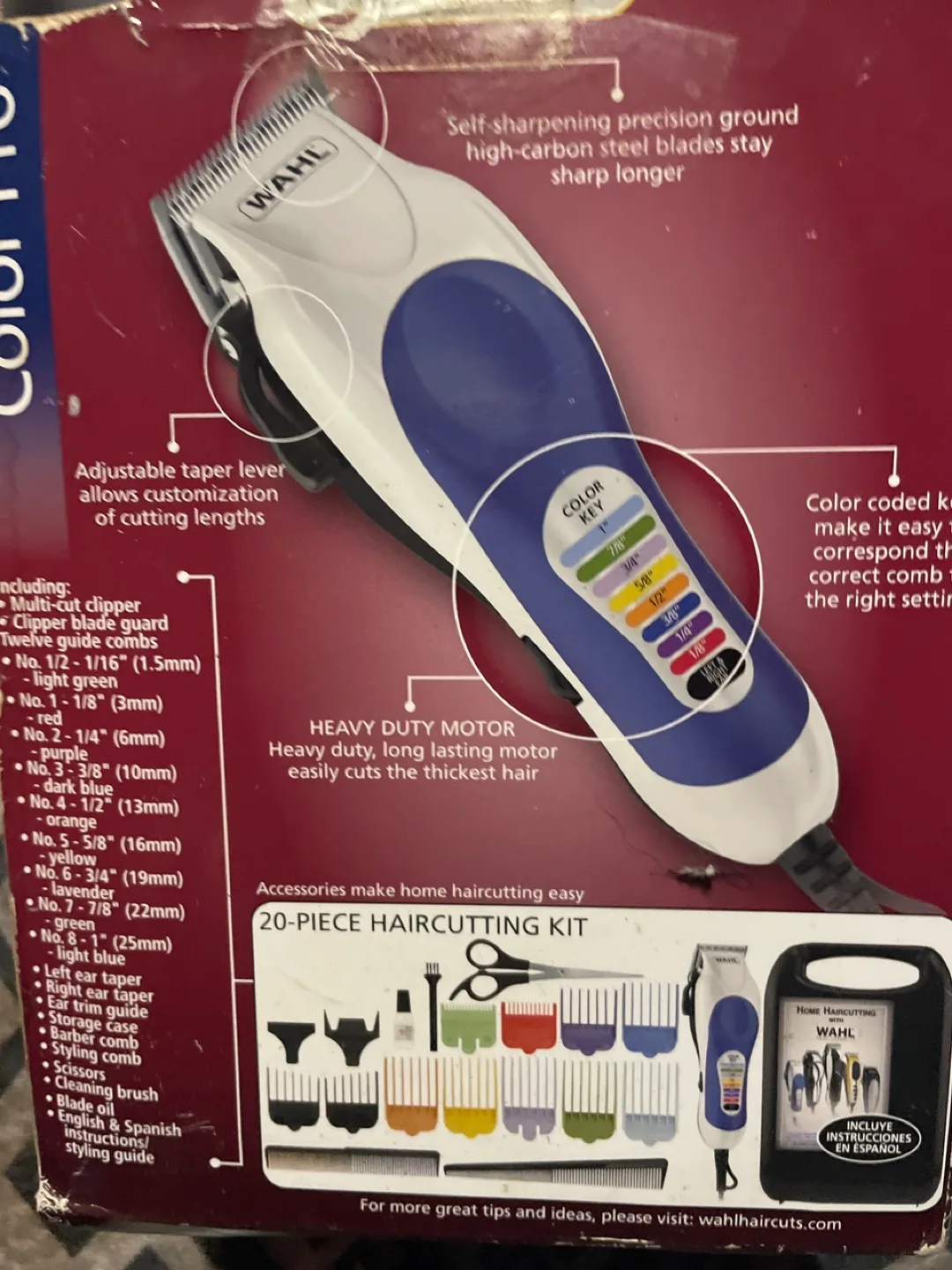 Wahl Color Pro Haircutting Kit - 20 Pieces image indicator(2)