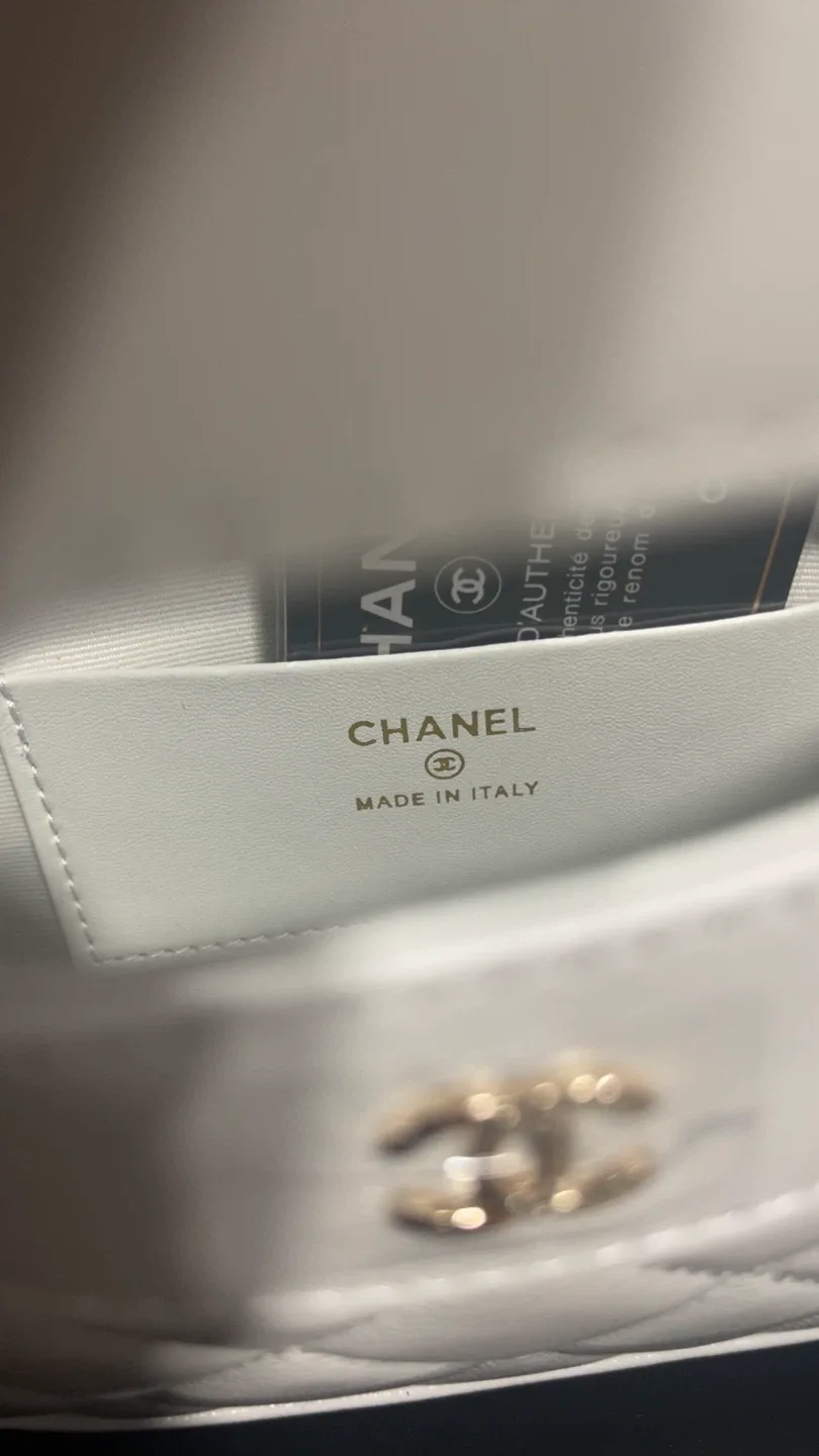 CHANEL Top Handle Mini Bag White image indicator(5)