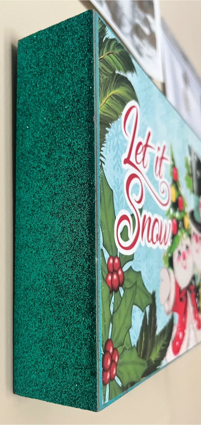 #Cleanout- Let It Snow Christmas Decoration image indicator(3)