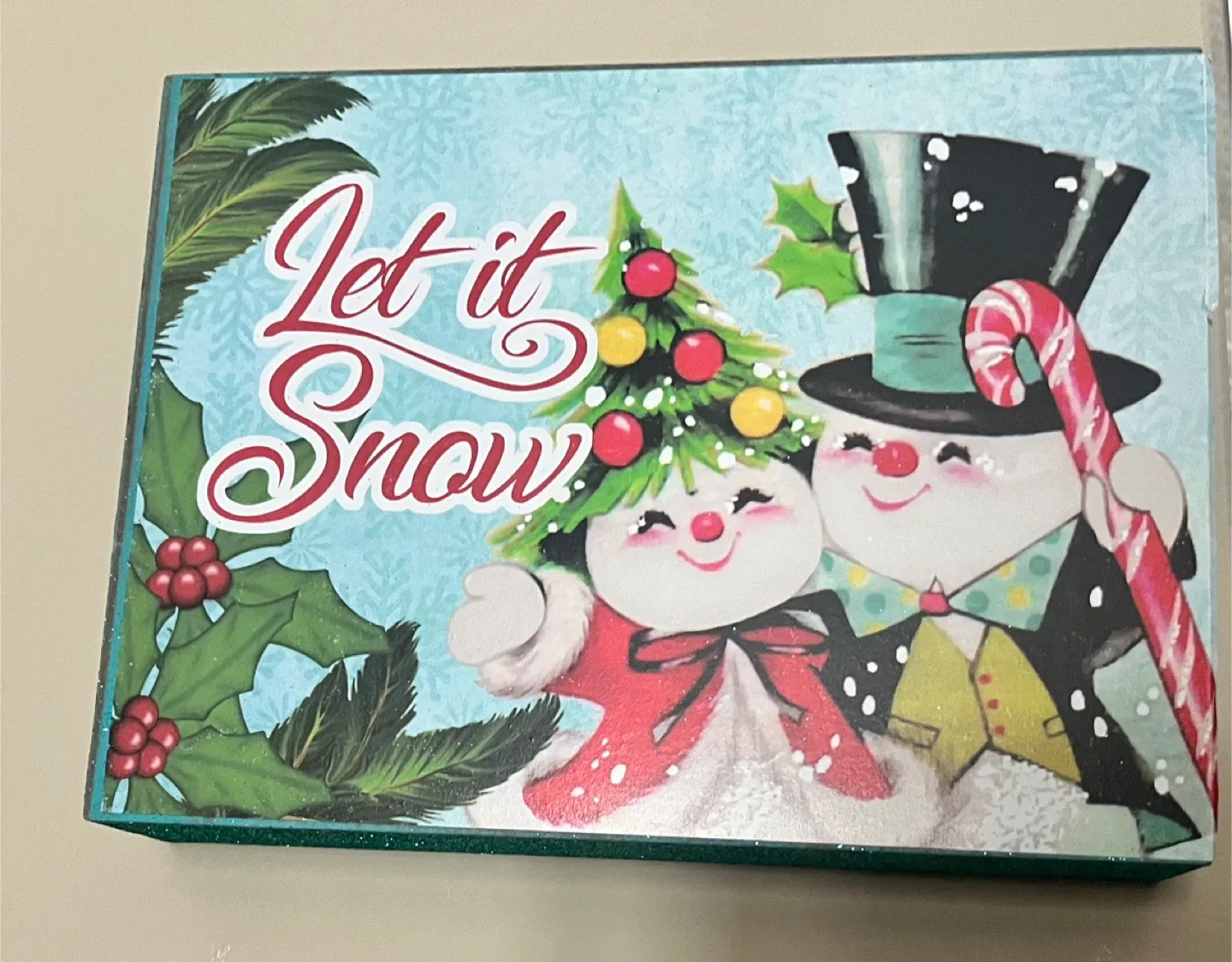 #Cleanout- Let It Snow Christmas Decoration