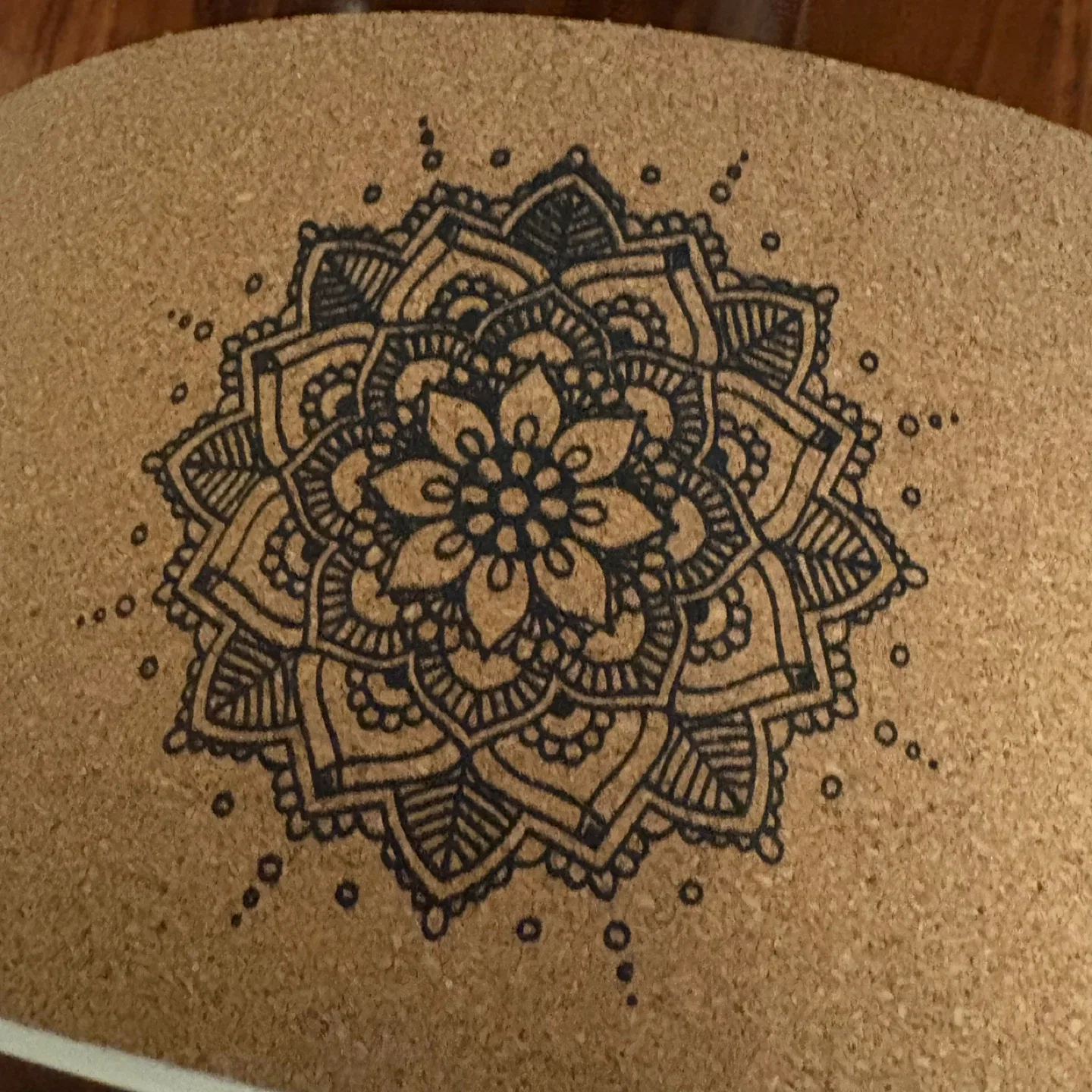 Yoga Wheel with Cork Outer Layer image indicator(2)