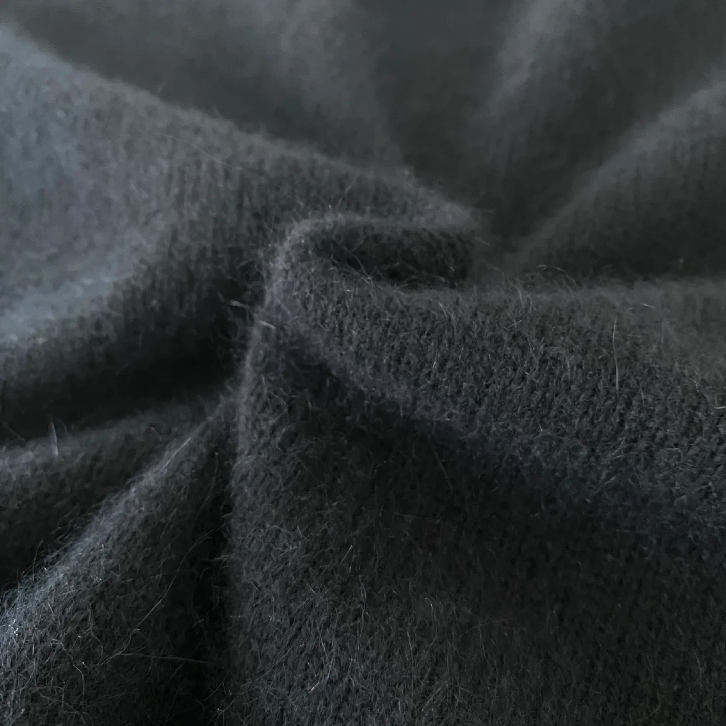 Vintage Wool / Angora Blend Cardigan with Embroidered Appliques image indicator(9)