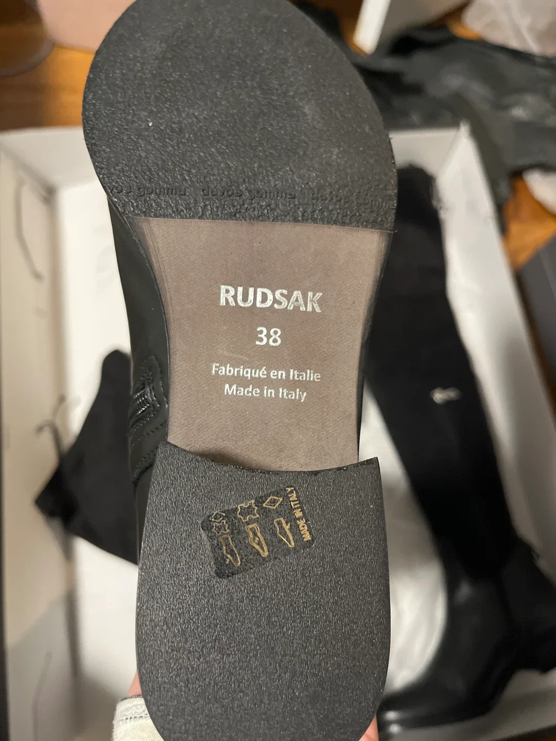 Rudsak Timeless Black Over-the-Knee Boots - Size 38 image indicator(3)