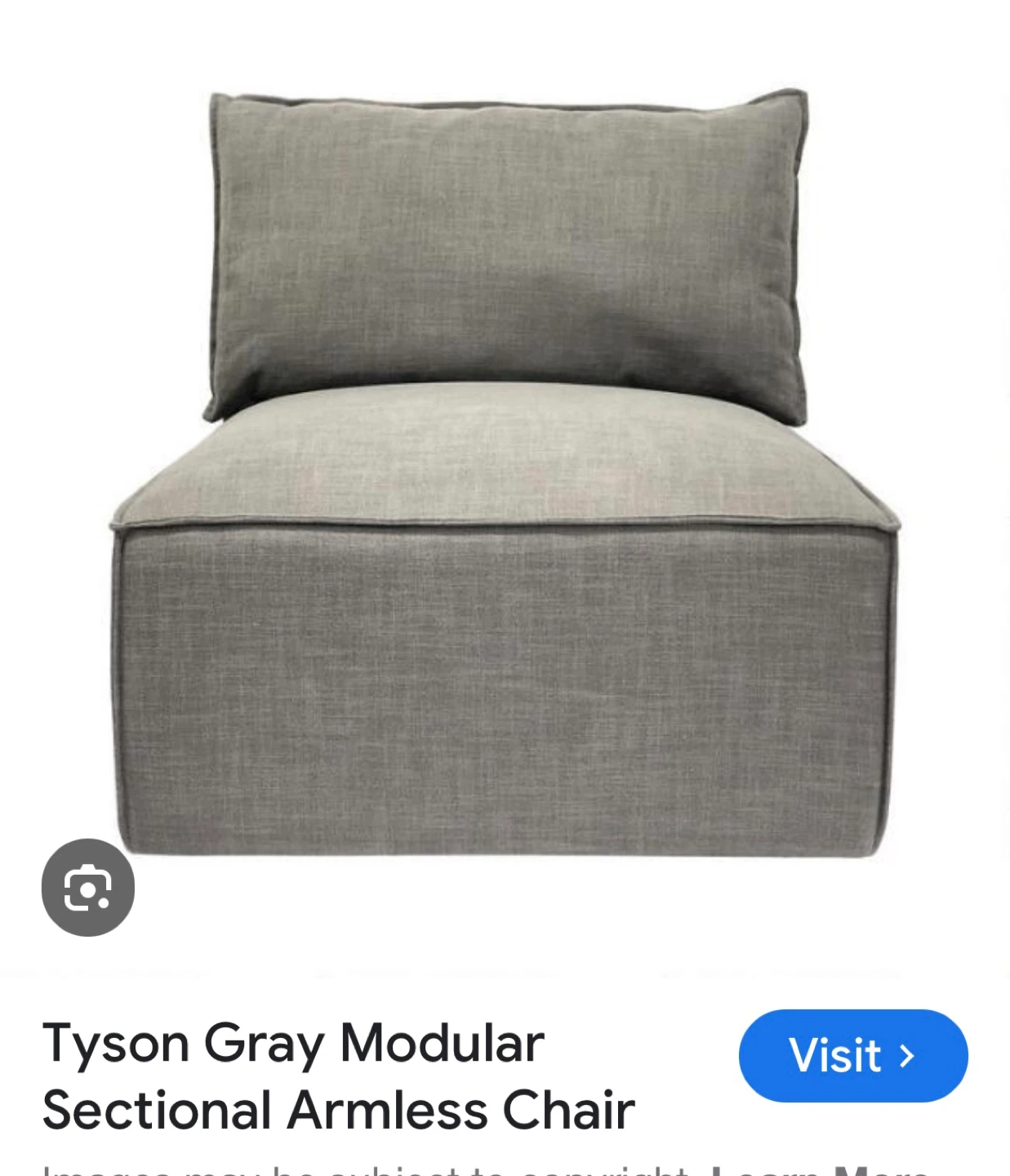Gray Modular Sectional - photo 3