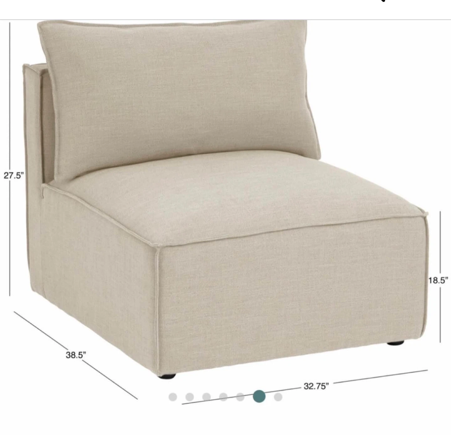 Gray Modular Sectional - photo 4