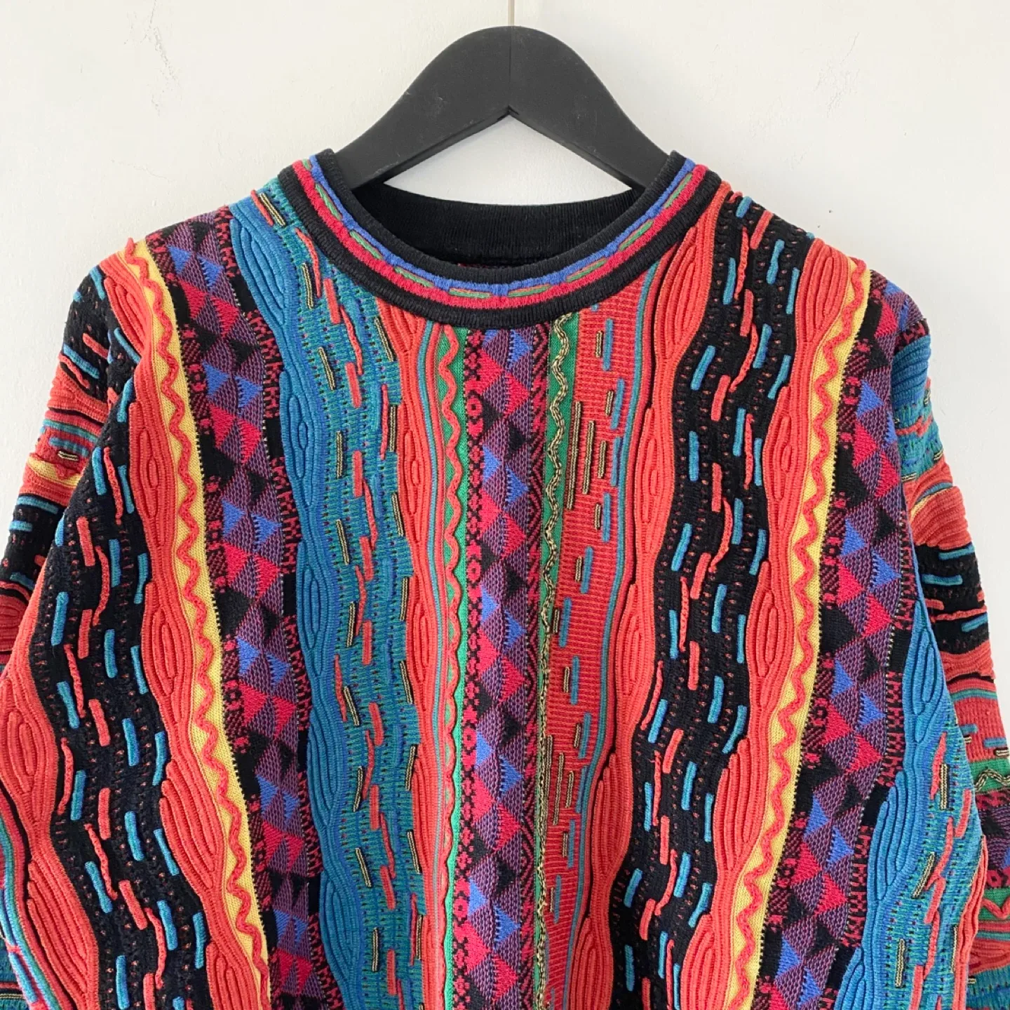 Vintage Coogi Style 100% Cotton Sweater image indicator(3)