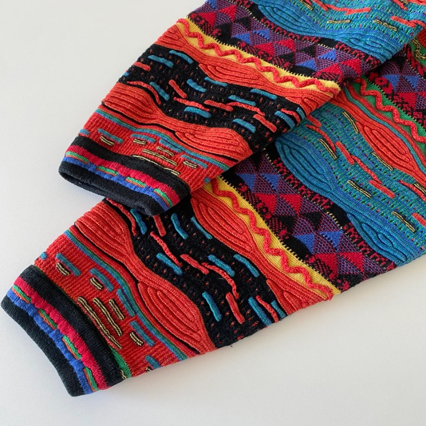 Vintage Coogi Style 100% Cotton Sweater image indicator(4)