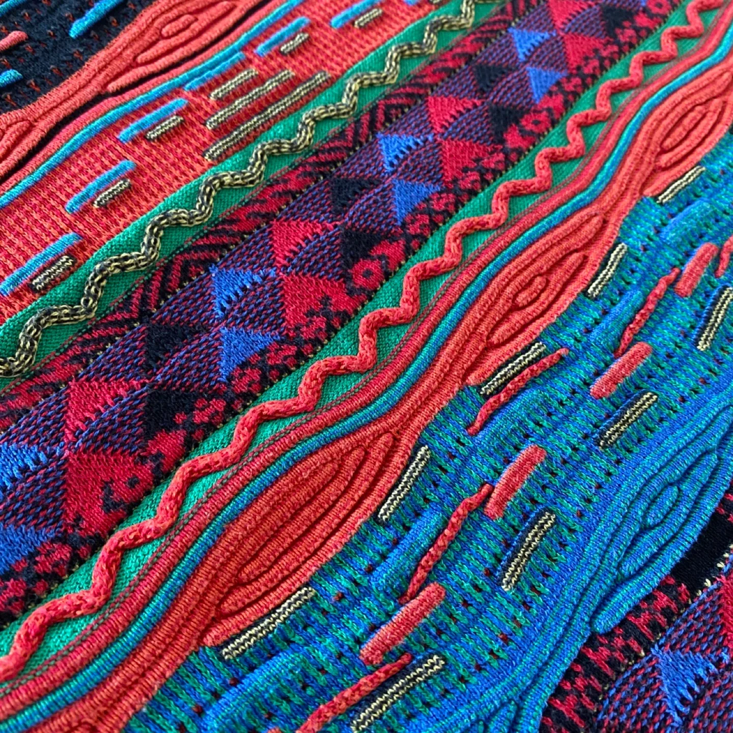 Vintage Coogi Style 100% Cotton Sweater image indicator(6)