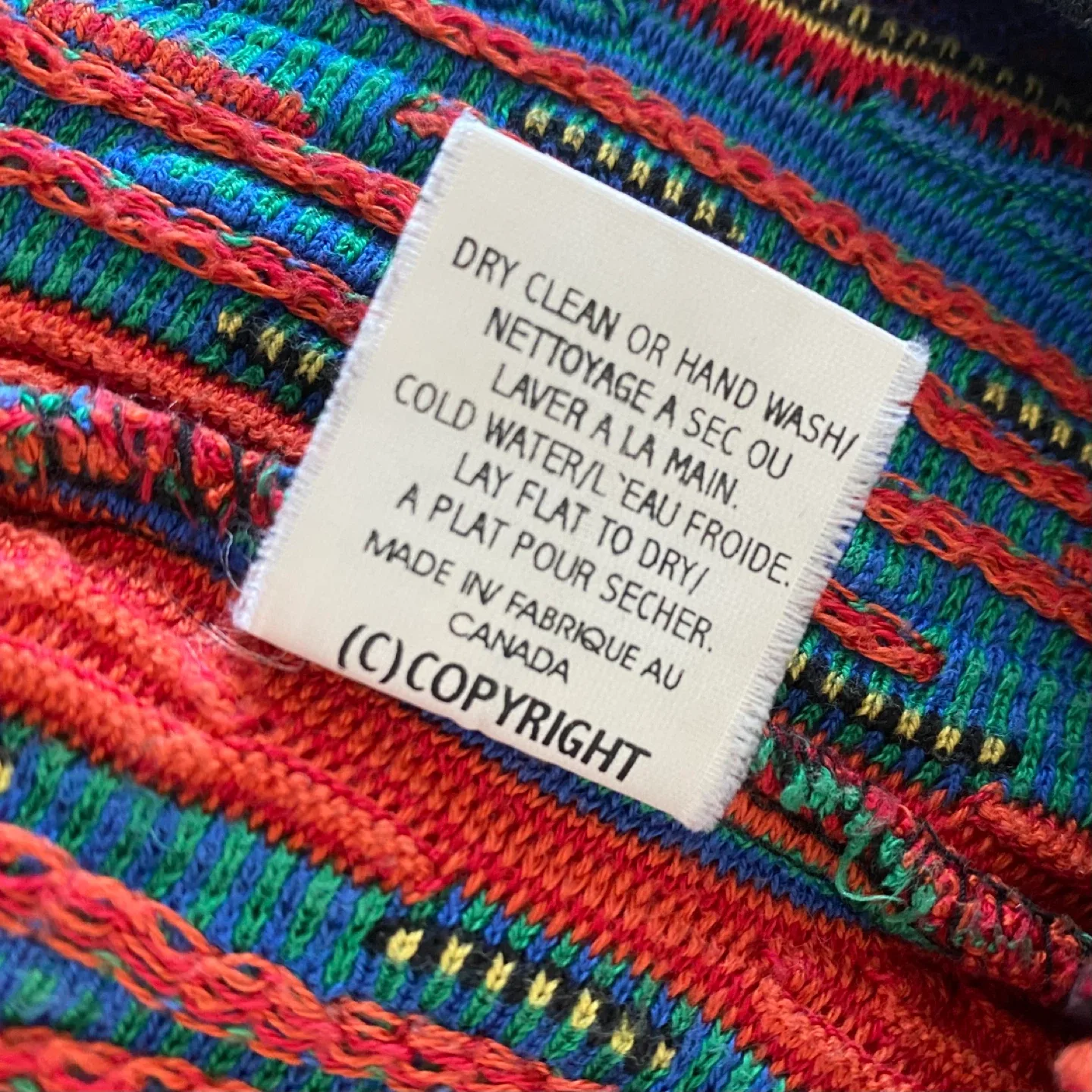 Vintage Coogi Style 100% Cotton Sweater image indicator(9)