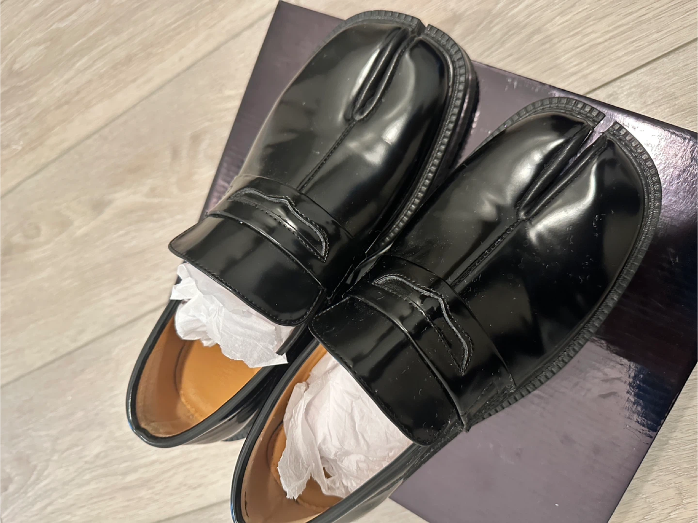 Casual Tabi Loafers - Black - photo 3