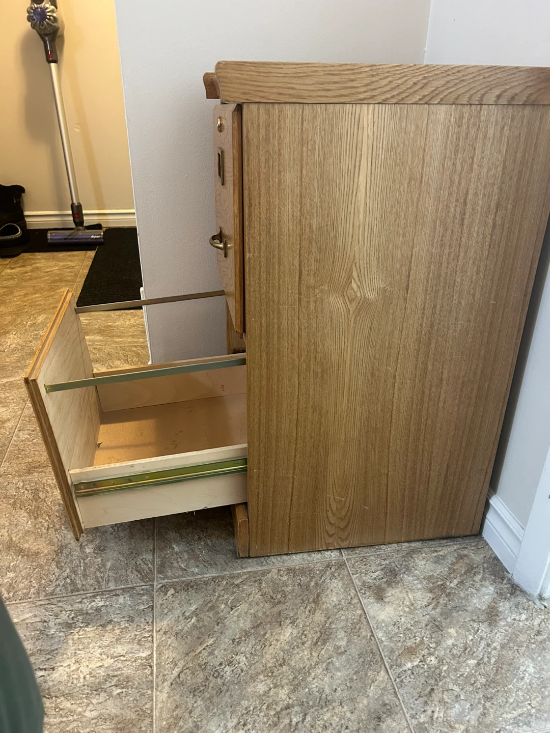 Wooden Filing Cabinet - Two Drawers - photo 5