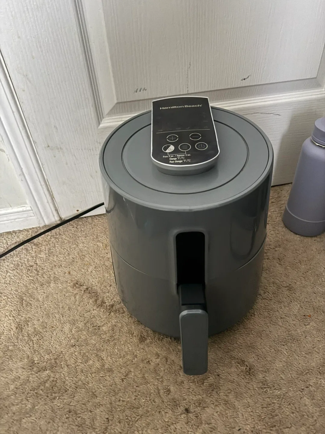 Hamilton Beach  Digital Air Fryer - Grey #cleanout image indicator(4)