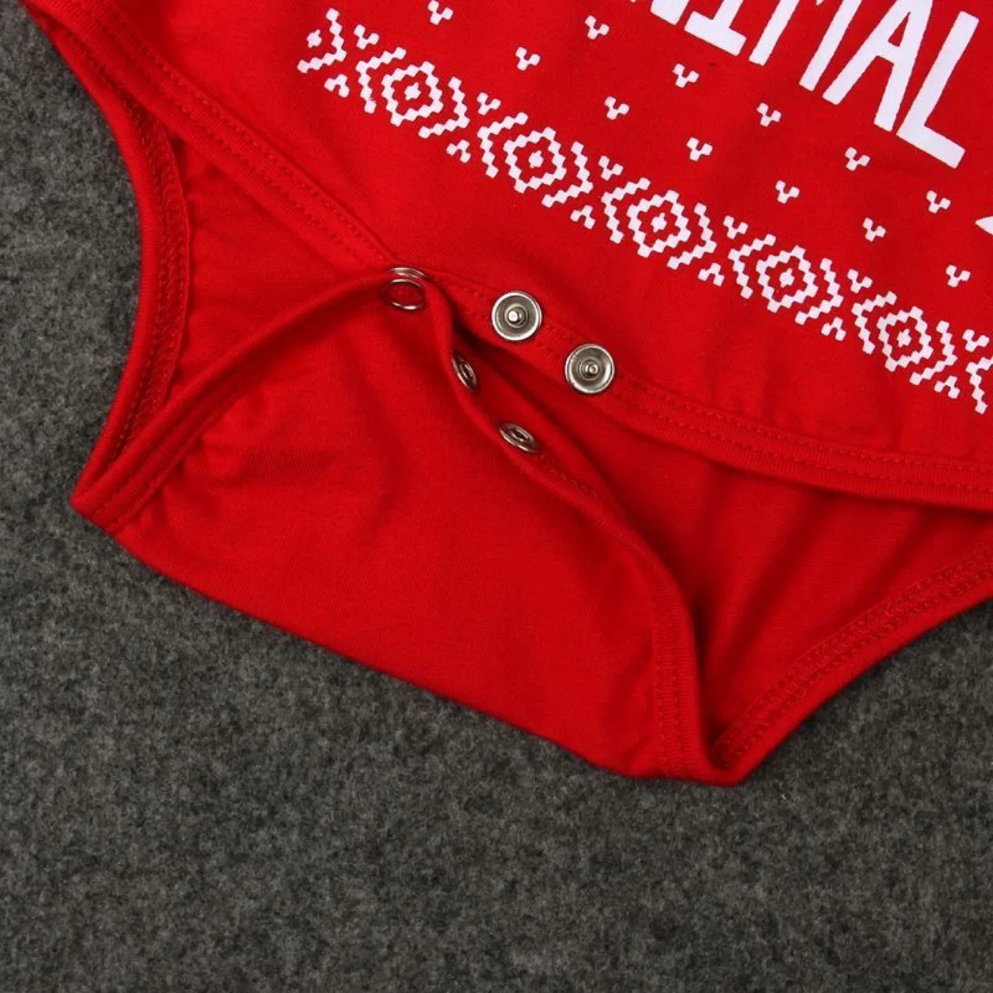 Red Christmas Baby Onesie - 90cm image indicator(6)