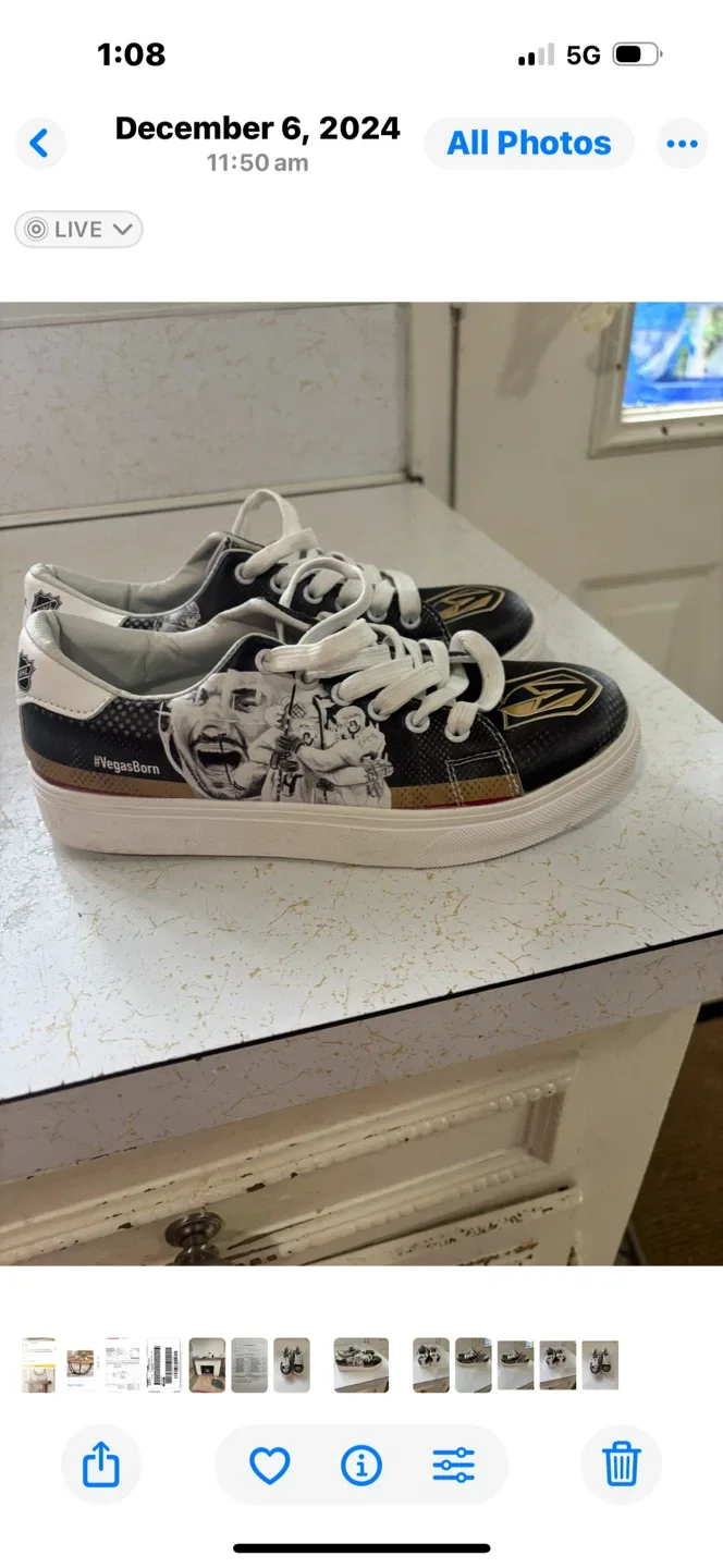 Vegas Golden Knights Molson NHL Shoes