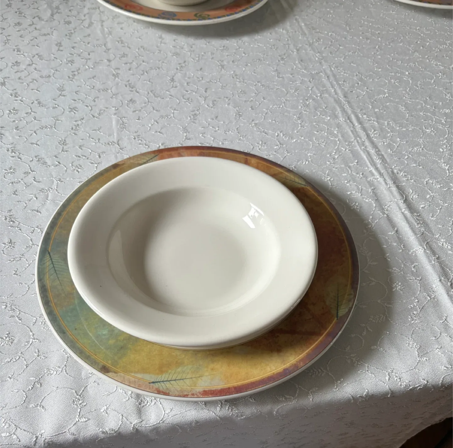 Set of Plates and Bowls. 8 people Serve image indicator(3)