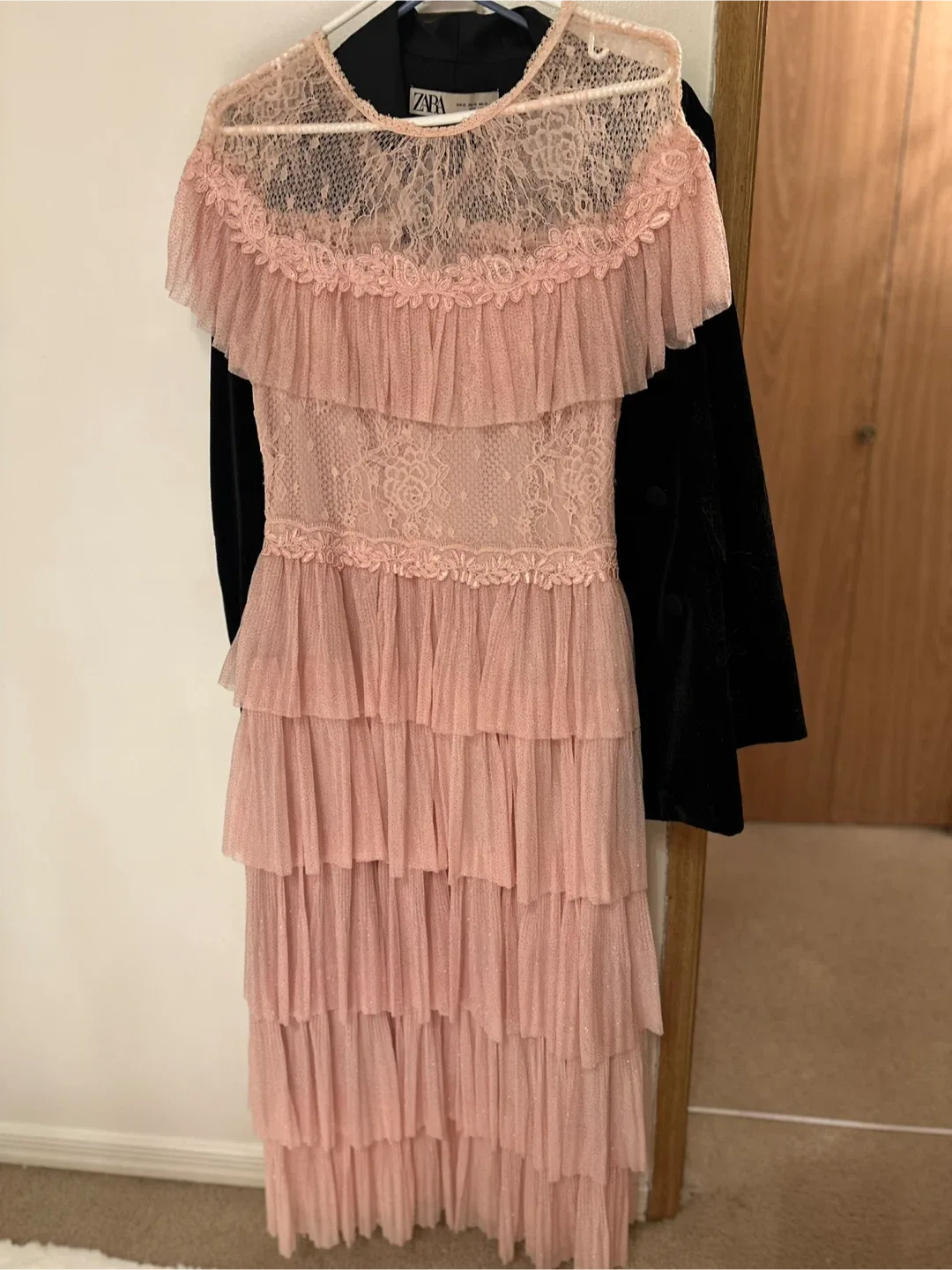 Pink Tiered Dress