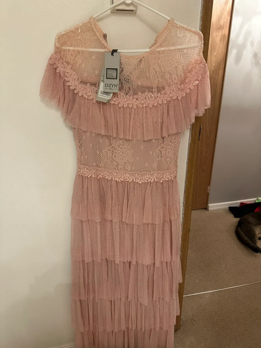 Pink Tiered Dress image indicator(4)