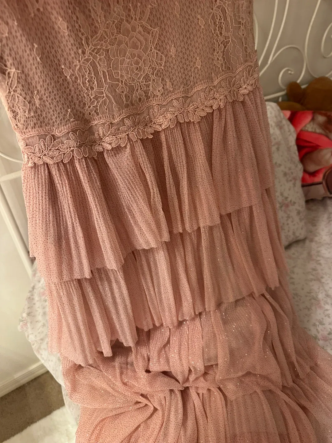 Pink Tiered Dress image indicator(3)