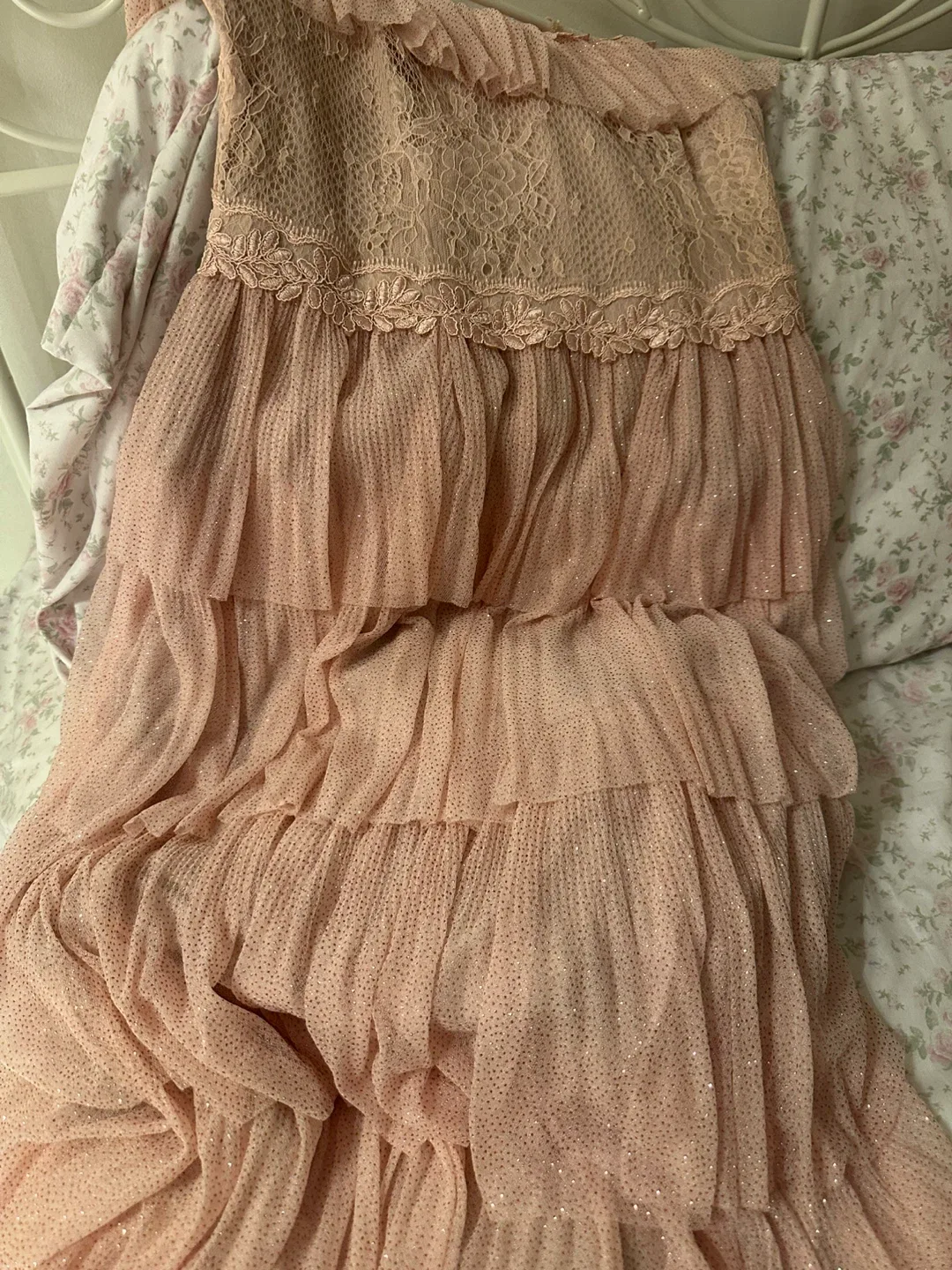 Pink Tiered Dress image indicator(6)