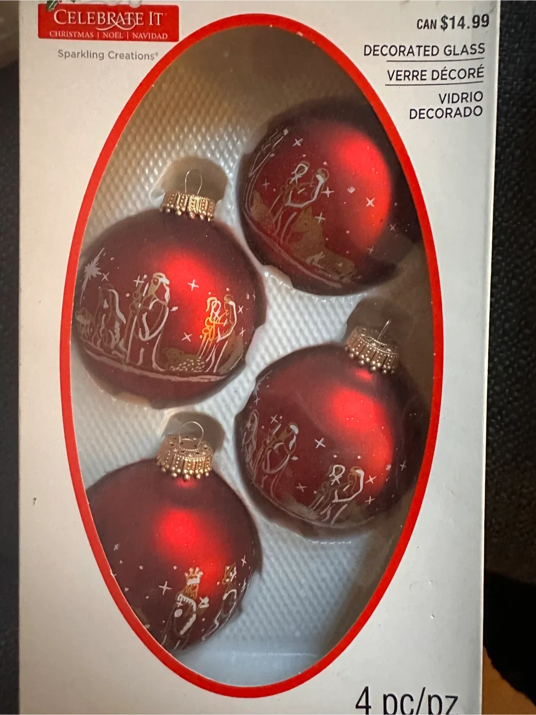 Vintage Christmas Glass Ornaments image indicator(2)