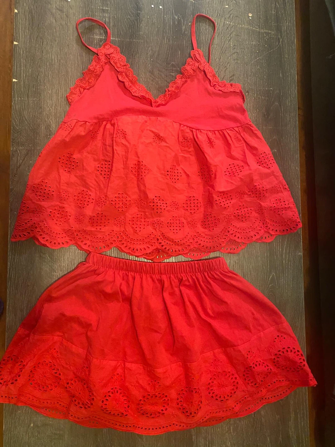 Red Skirt and Top Set - photo 3