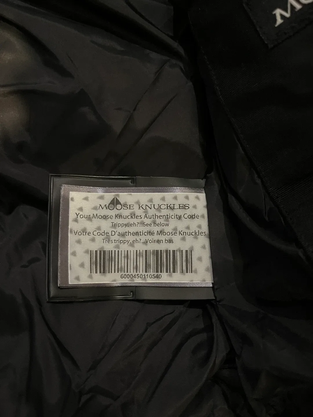 Moose Knuckles Black Down-Filled Bomber Jacket image indicator(5)