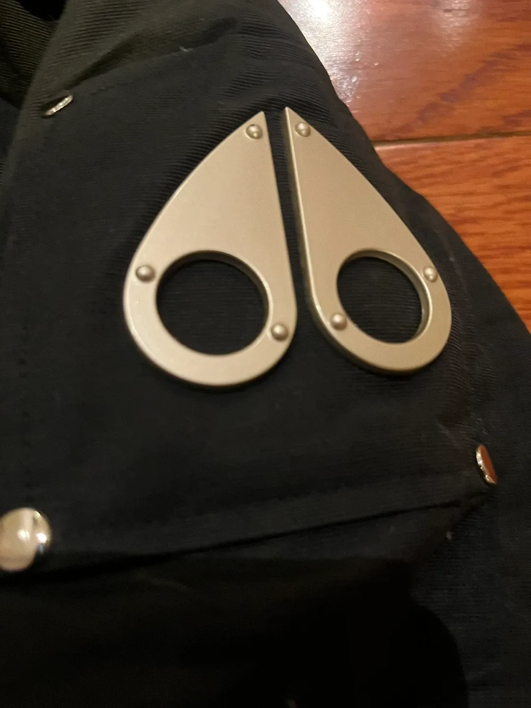 Moose Knuckles Black Down-Filled Bomber Jacket image indicator(4)